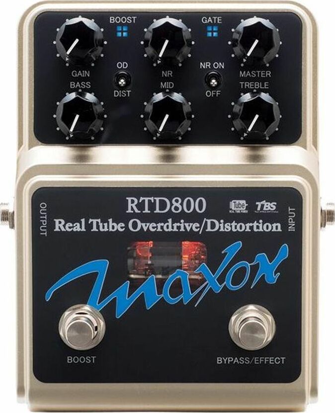 Maxon Rtd-800 Real Tube Overdrive / Distortion - Overdrive, distortion & fuzz effect pedal - Main picture