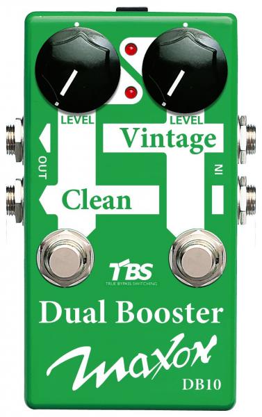 Volume, boost & expression effect pedal Maxon DB10 Dual  Booster