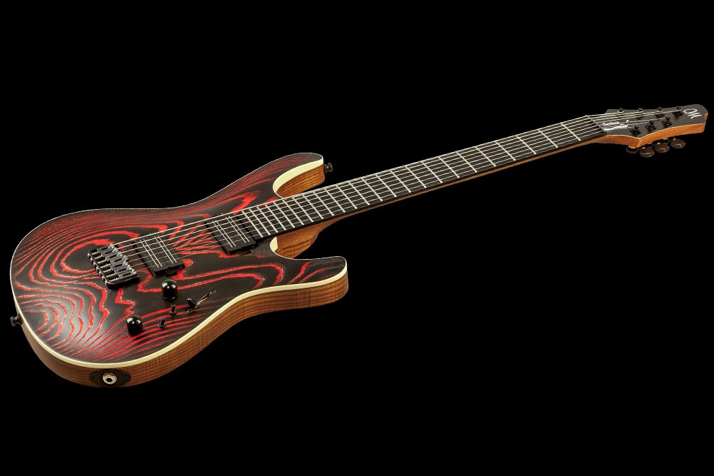 Mayones guitars Acle Kahney Setius AK1 7String Baritone gothic black