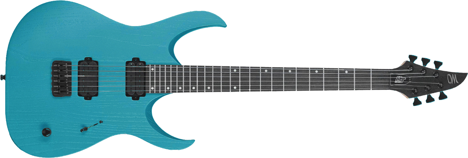 Mayones Guitars Duvell Dt6 2h Ht Bl - Opal Blue Metallic Matt - Str shape electric guitar - Main picture