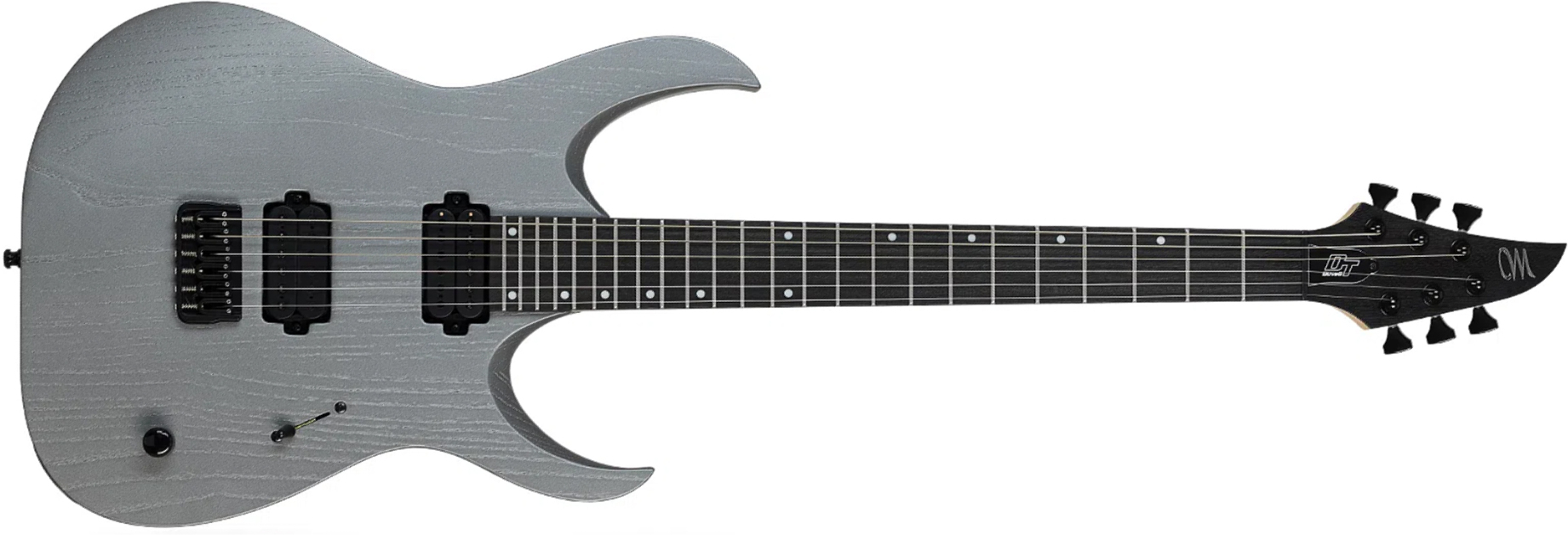 Mayones Guitars Duvell Dt6 2h Ht Bl - Gunmetal Grey Metallic Matt - Str shape electric guitar - Main picture