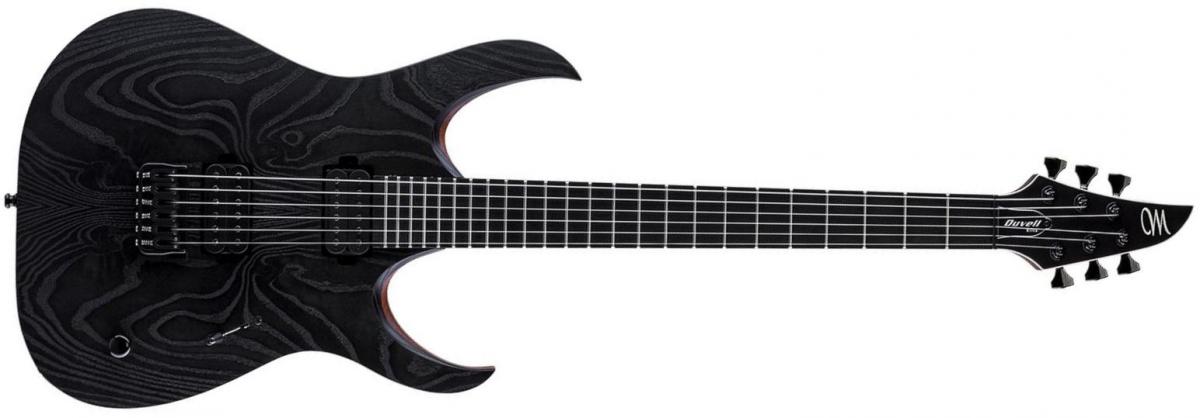 Aja Altijd Mysterie Mayones guitars Duvell Elite Gothic 6 (Seymour Duncan) - gothic black Solid  body electric guitar black