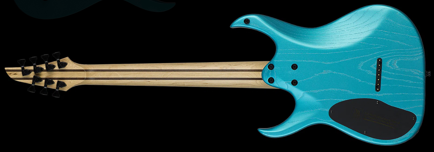 Mayones Guitars Duvell Dt7 7c Baryton 2h Ht Bl - Opal Blue Metallic Matt - Baritone guitar - Variation 1