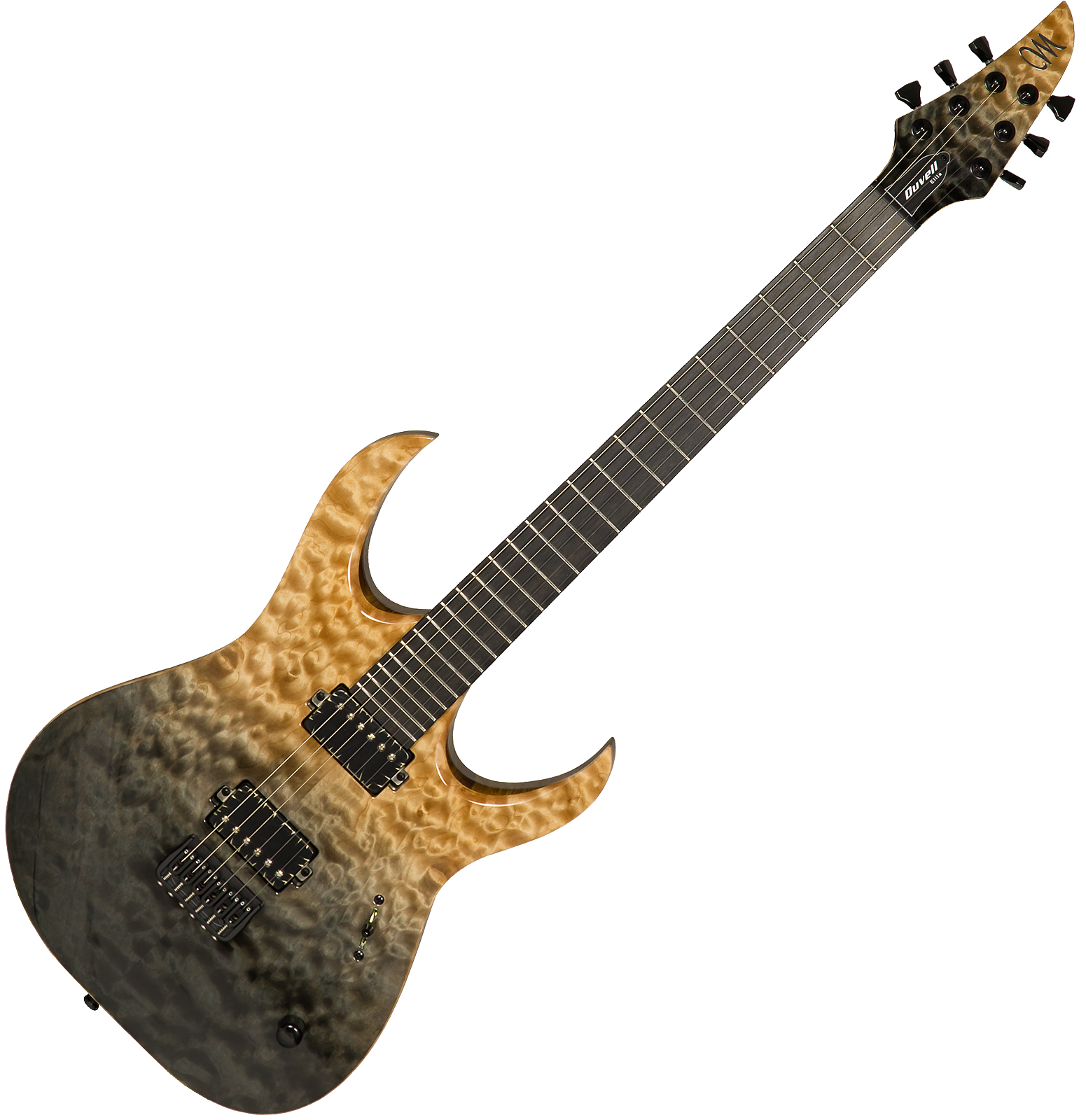 Mayones guitars Duvell Elite 6 #DF2106528 - natural & graphite 