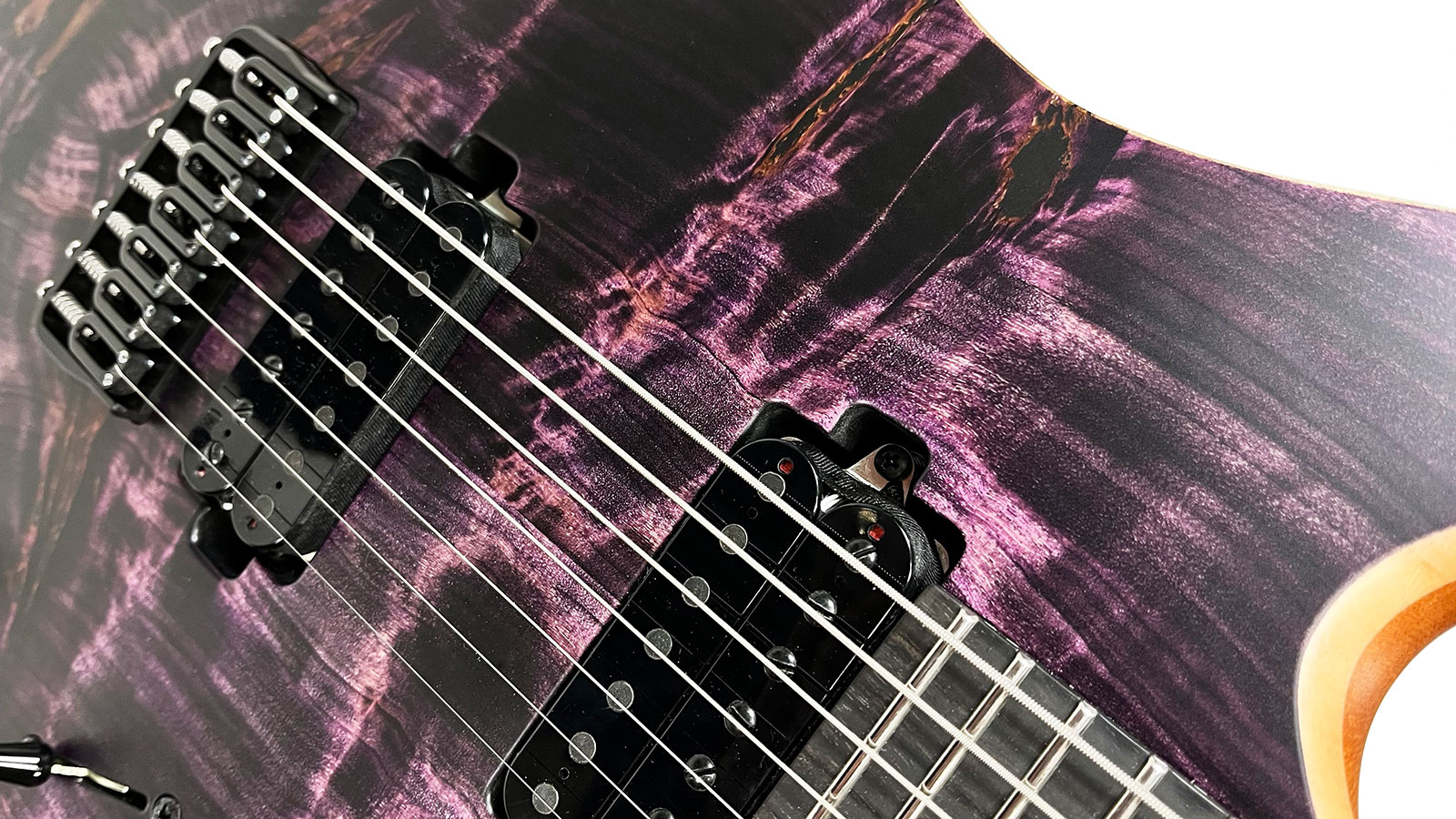 Mayones Guitars Duvell Elite 7c 2h Seymour Duncan Ht Eb #df2009194 - Dirty Purple - 7 string electric guitar - Variation 4