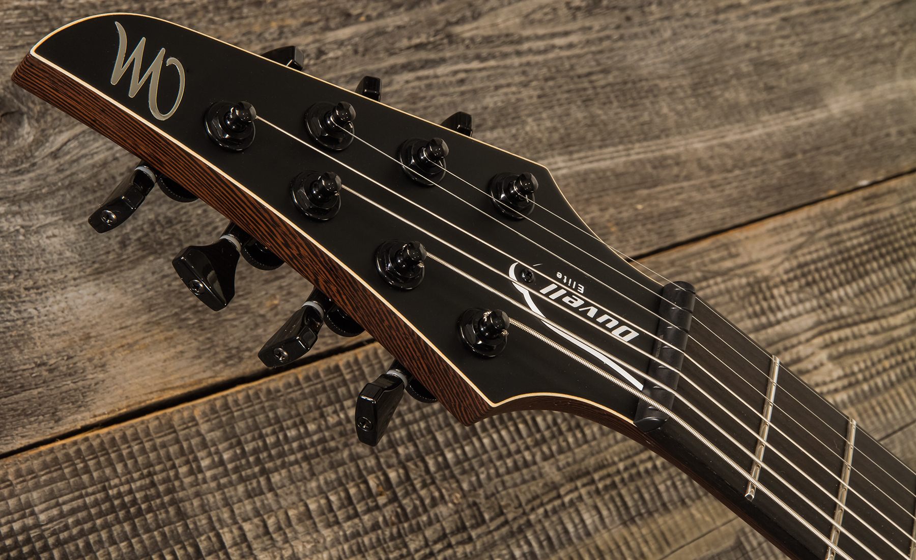 Mayones Guitars Duvell Elite Gothic 7 40th Anniversary 2h Tko Eb #df2205923 - Antique Black Satin - 7 string electric guitar - Variation 5