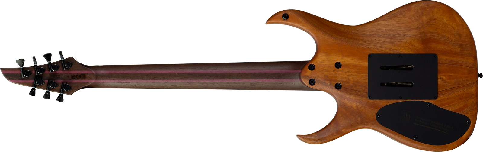 Mayones Guitars Duvell Elite Pro 7c Baryton 2h Velvetrone Fr Eb #df2511178 - Matt Ice Dragon - Baritone guitar - Variation 1
