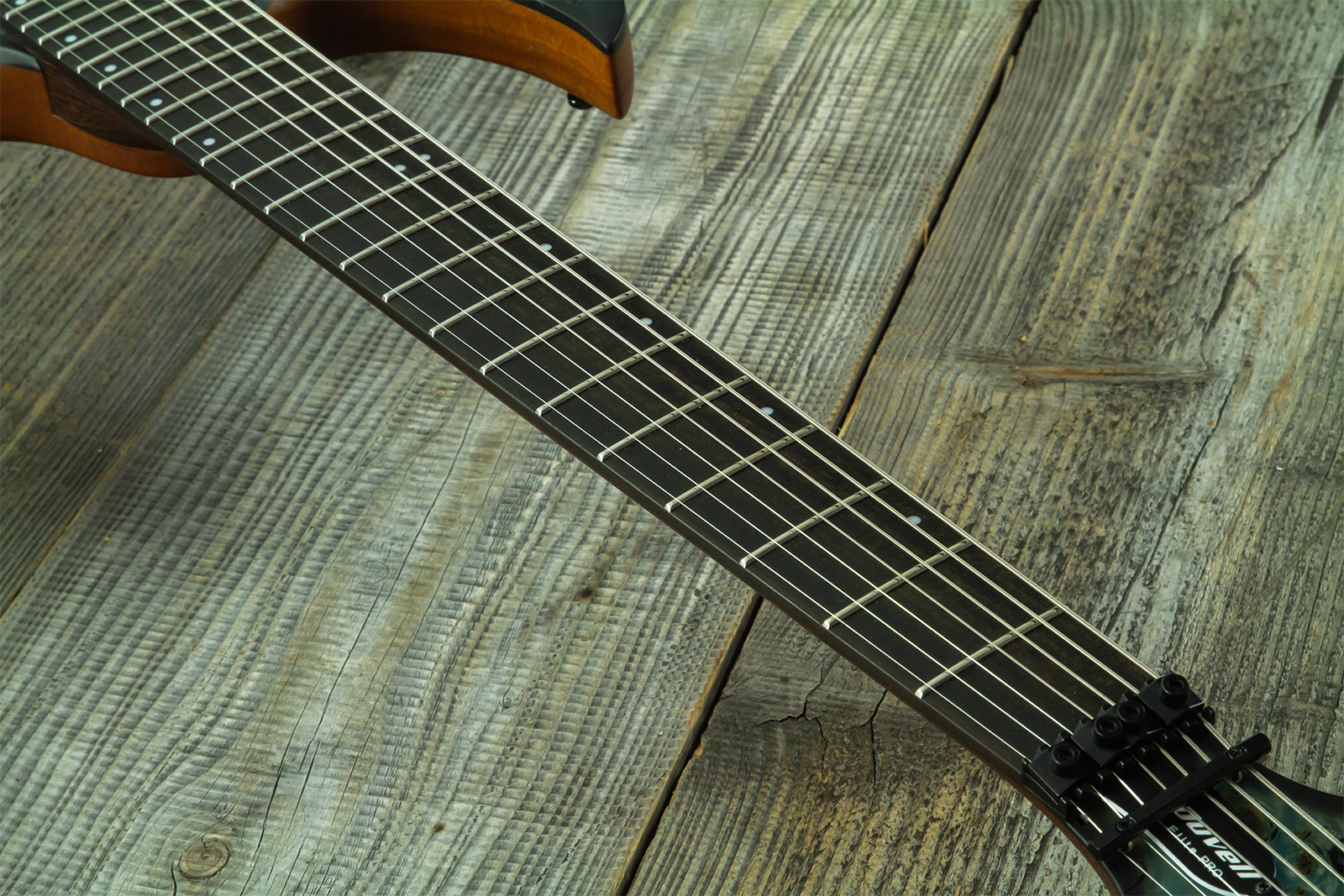 Mayones Guitars Duvell Elite Pro 7c Baryton 2h Velvetrone Fr Eb #df2511178 - Matt Ice Dragon - Baritone guitar - Variation 6
