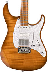Str shape electric guitar Mayones guitars Aquila FM 6 - 2-tone sunburst