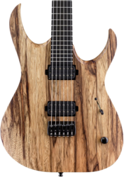 Metal electric guitar Mayones guitars Duvell BL 6 - Natural korina