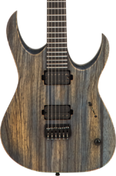 Str shape electric guitar Mayones guitars Duvell BL 6 #2210151 - Antique blue