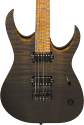 Metal electric guitar Mayones guitars Duvell Elite 6 #DF2106534 - Trans jeans black horizon