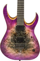 Metal electric guitar Mayones guitars Duvell Elite 6 #DF2105470 - Supernova purple