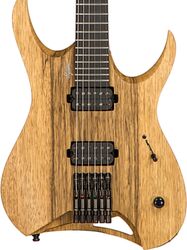 Metal electric guitar Mayones guitars Hydra BL 6 #HF2301591 - Natural