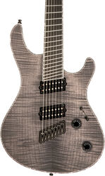 Multi-scale guitar Mayones guitars Regius VF BKP 7 (Ash, TKO) - Trans graphite 