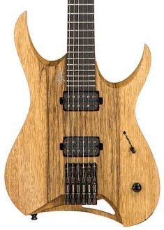 Solid body electric guitar Mayones guitars Hydra BL 6 #HF2301591 - natural