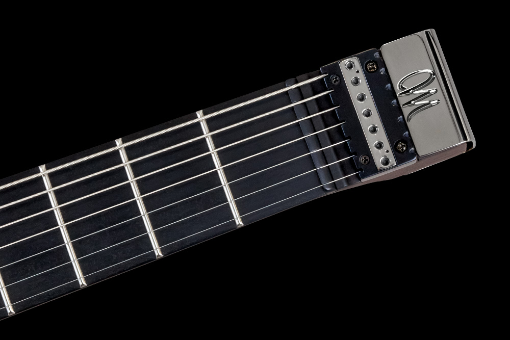 Mayones Guitars Hydra Elite 7 2h Seymour Duncan Ht Eb - Trans Graphite Satin - 7 string electric guitar - Variation 3