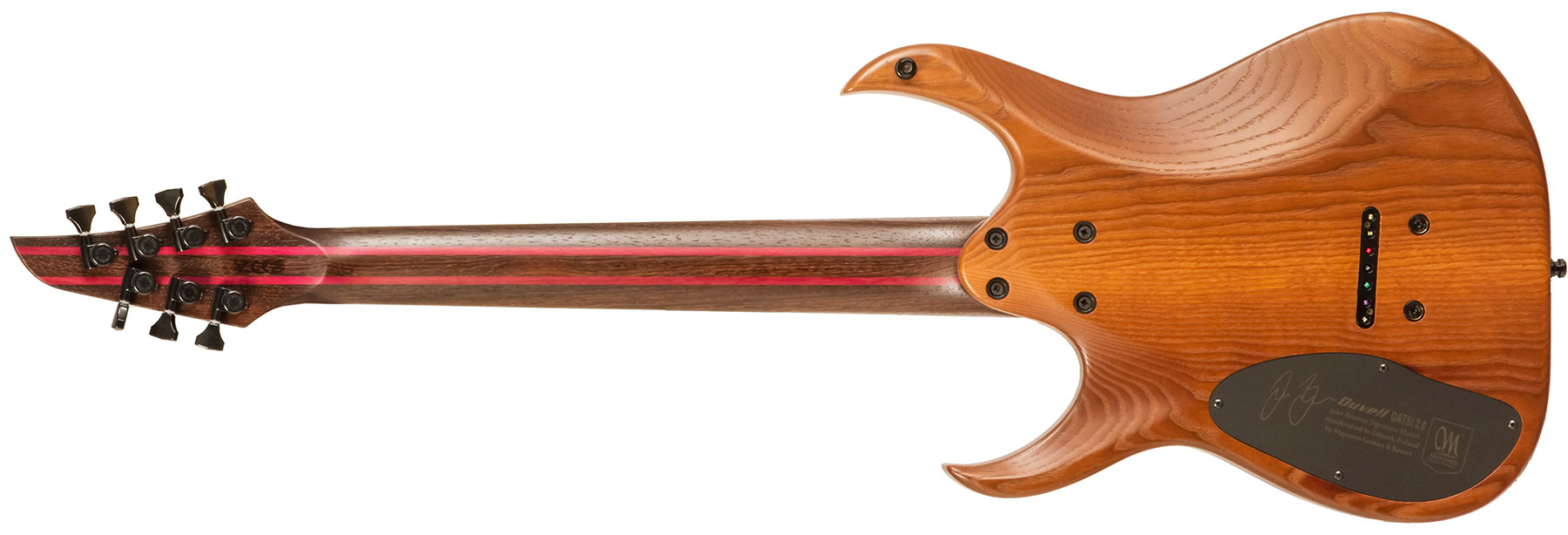 Mayones Guitars John Browne Duvell Qatsi 7 V2.0 Signature 2h Bare Knuckle Ht Eb #df2212241 - Ruby Burst - Signature electric guitar - Variation 1