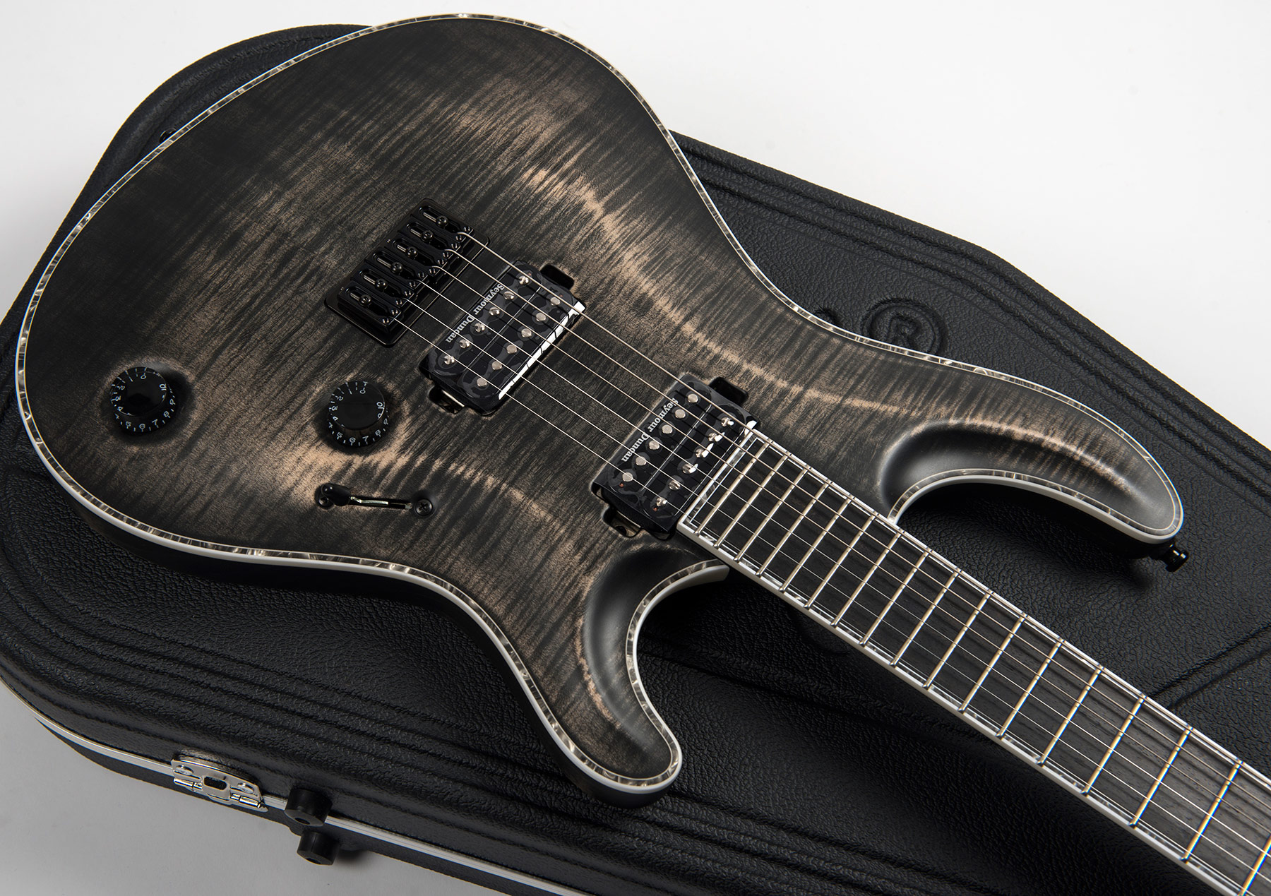 Mayones guitars Regius Core 6 Ash jeans black satine Solid body