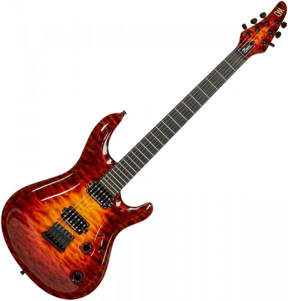 Solid body electric guitar Mayones guitars Regius Core Classic 6 (Mahogany, Seymour Duncan) - 3-tone sunburst