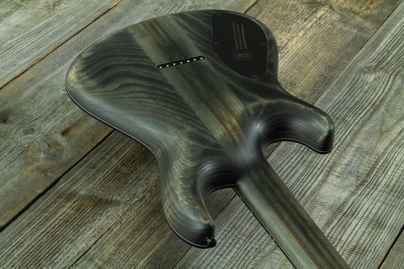 Mayones Guitars Regius Gothic 7c 2h Velvetrone Ht Eb #rf2510207 - Matt Gothic Black - 7 string electric guitar - Variation 8
