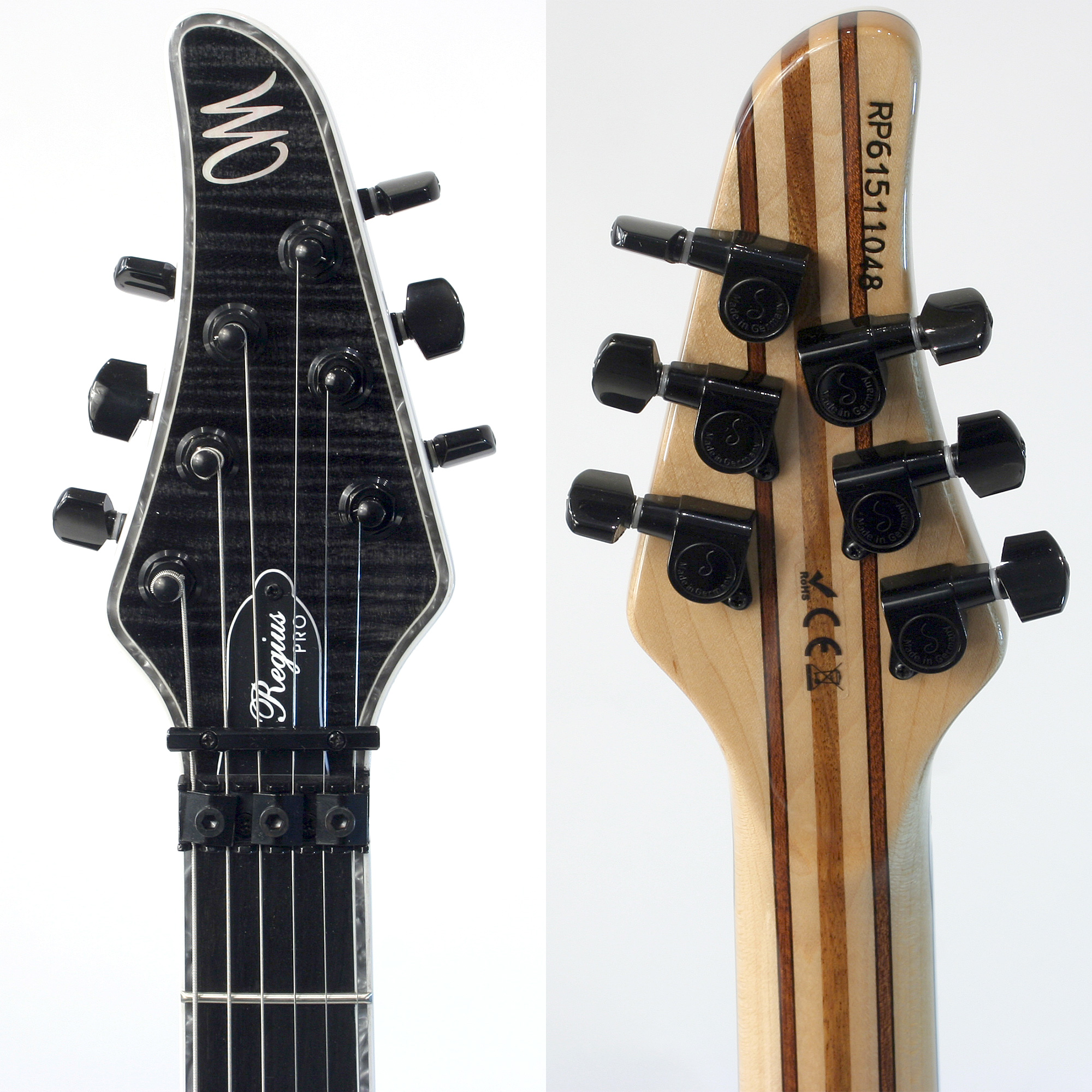 Mayones guitars Regius PRO 6 (Ash, Seymour Duncan, LockMeister) trans