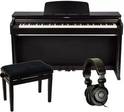 Keyboard set Medeli Up230 Bk + banquette noir Laqué + casque X-hp1 - Noir