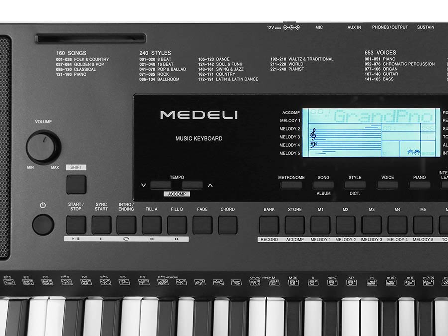 Medeli M361 - Entertainer Keyboard - Variation 6