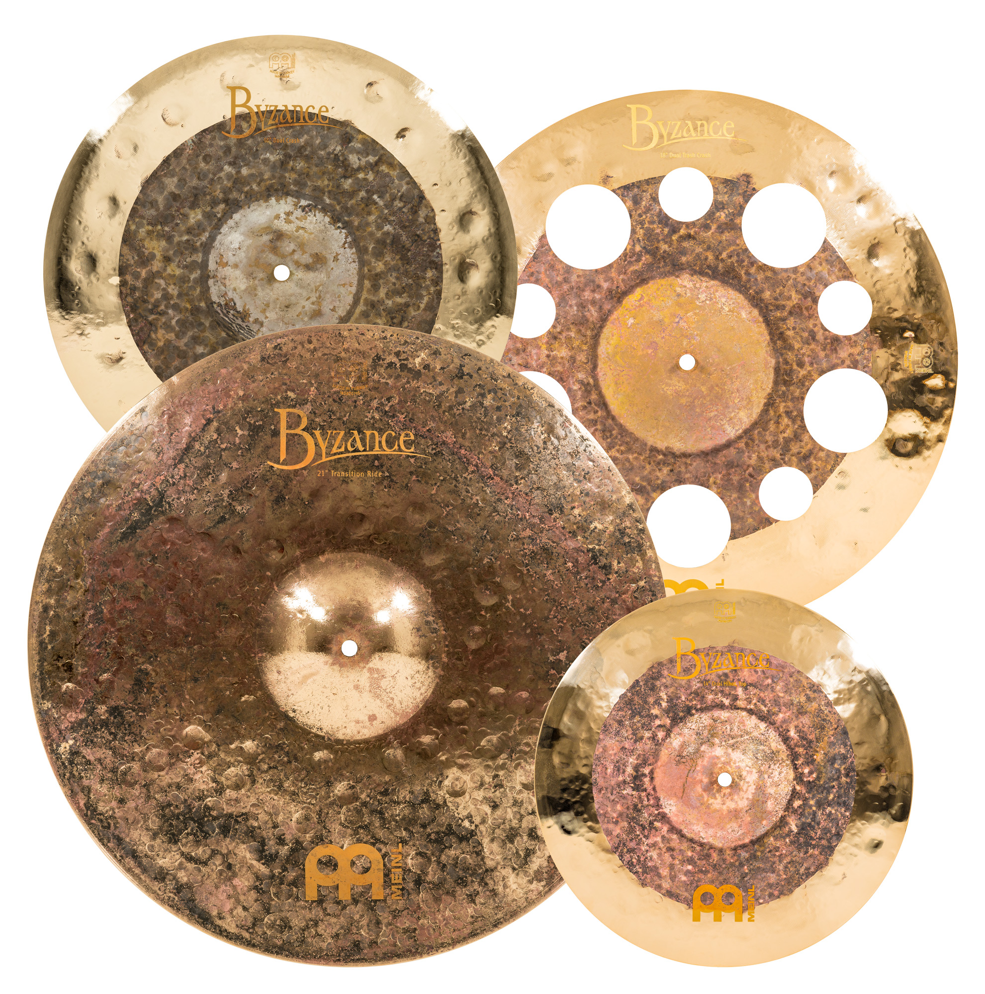 Meinl Byzance Ed Dual Pack 14 16 18 21 - Cymbals set - Variation 1