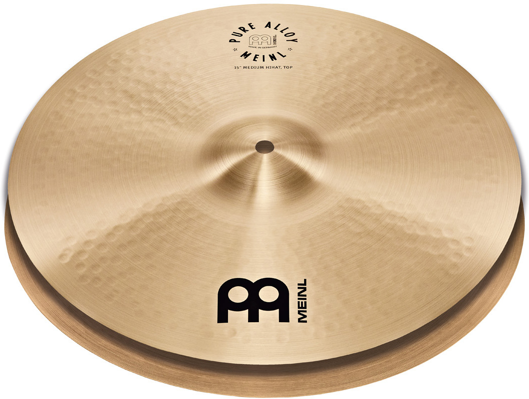 Meinl Charleston Pure Alloy 14 Medium - 14 Pouces - HiHat cymbal - Main picture