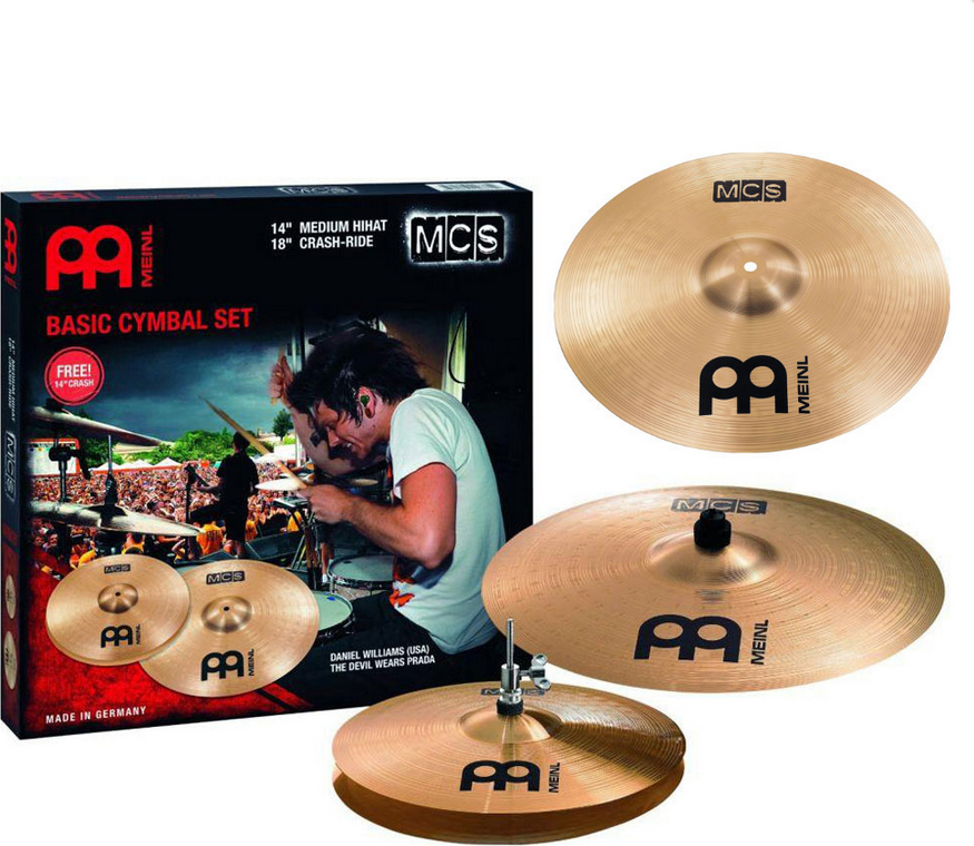 Meinl Mcs  14 18 Plus Crash 14 - Cymbals set - Main picture