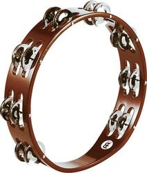 Tambourine Meinl Tambourin Bois - 2 rangées de cymbalettes nickelées - TA2AB