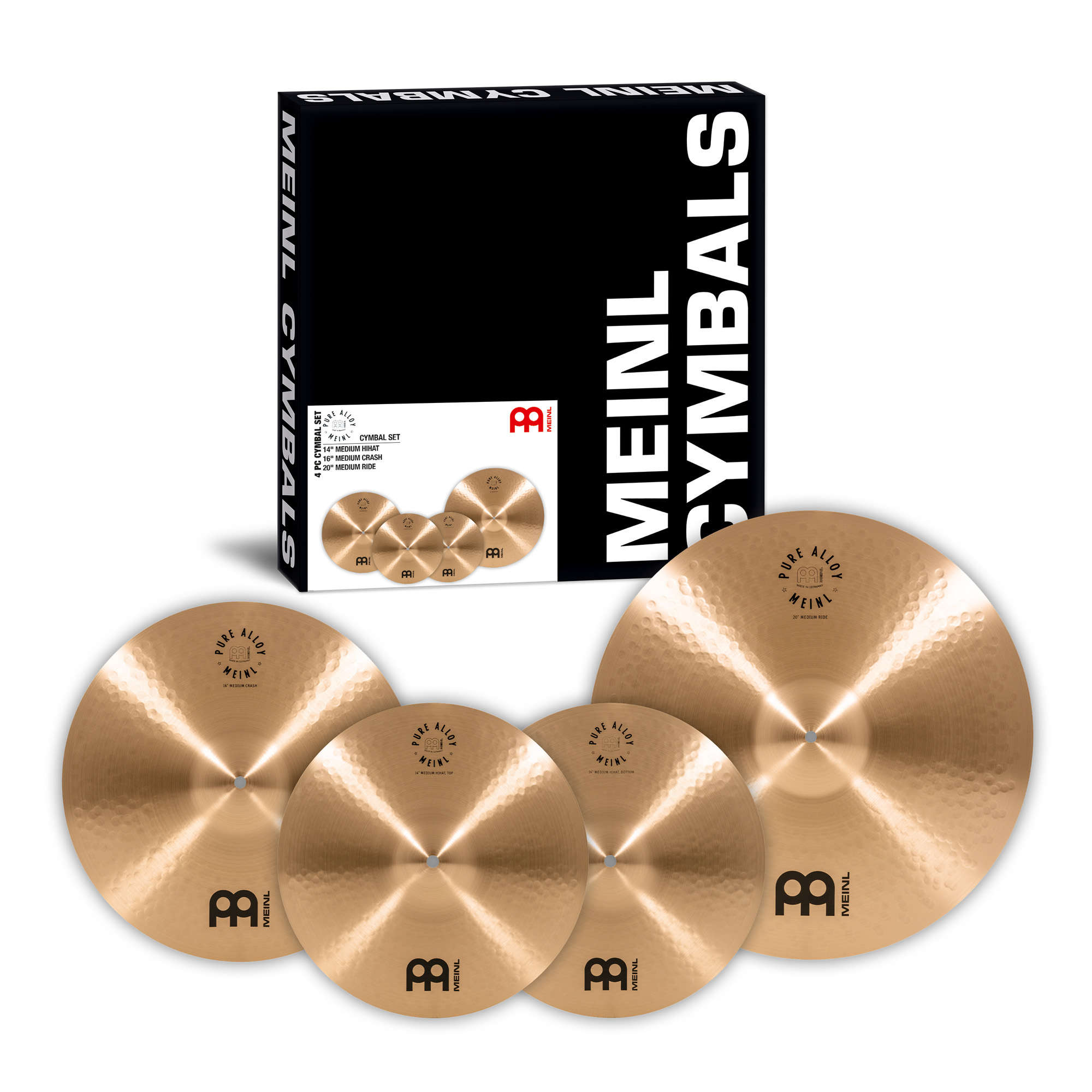 Meinl Pure Alloy Set - Cymbals set - Variation 1