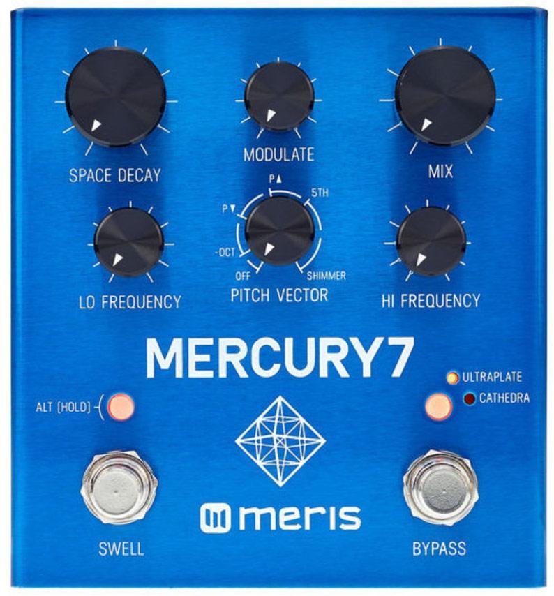 Meris Mercury 7 Reverb Pedal Reverb, delay & echo effect pedal