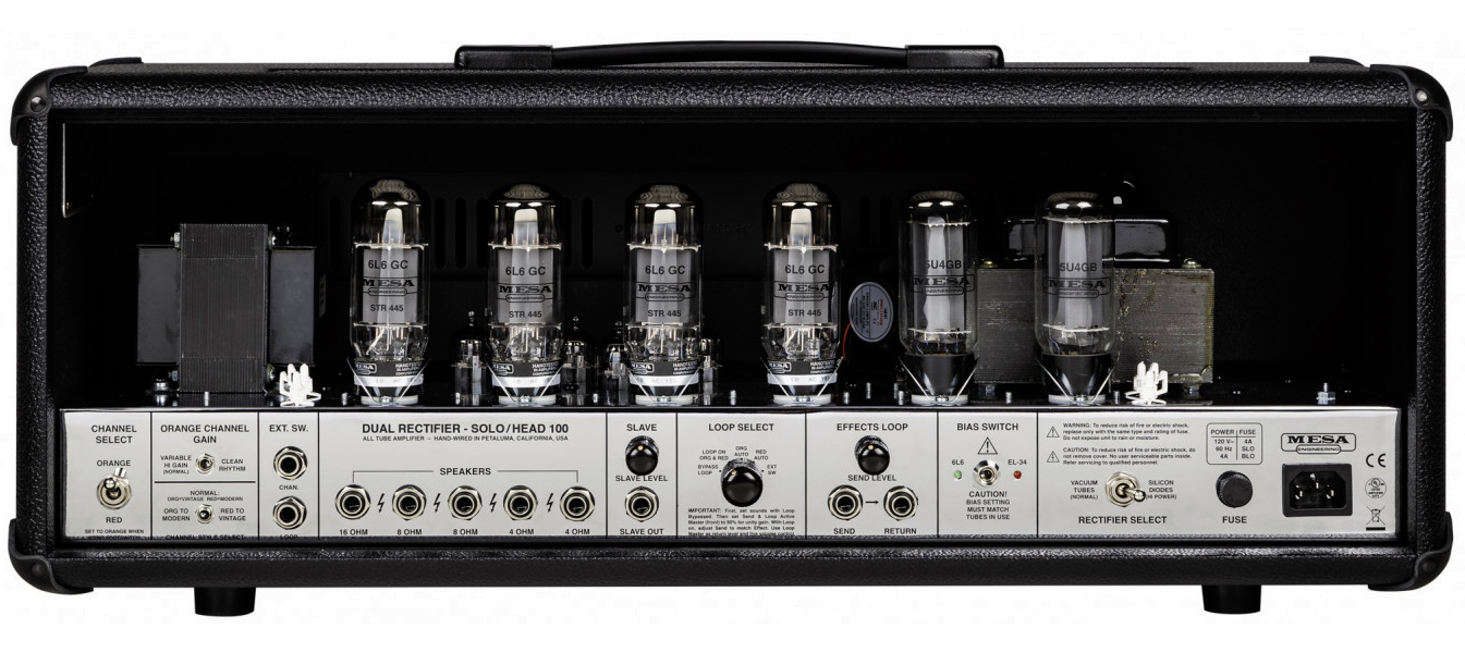 Mesa Boogie 90s Dual Rectifier Head 100w 6l6 Blackout - Electric guitar amp head - Variation 3