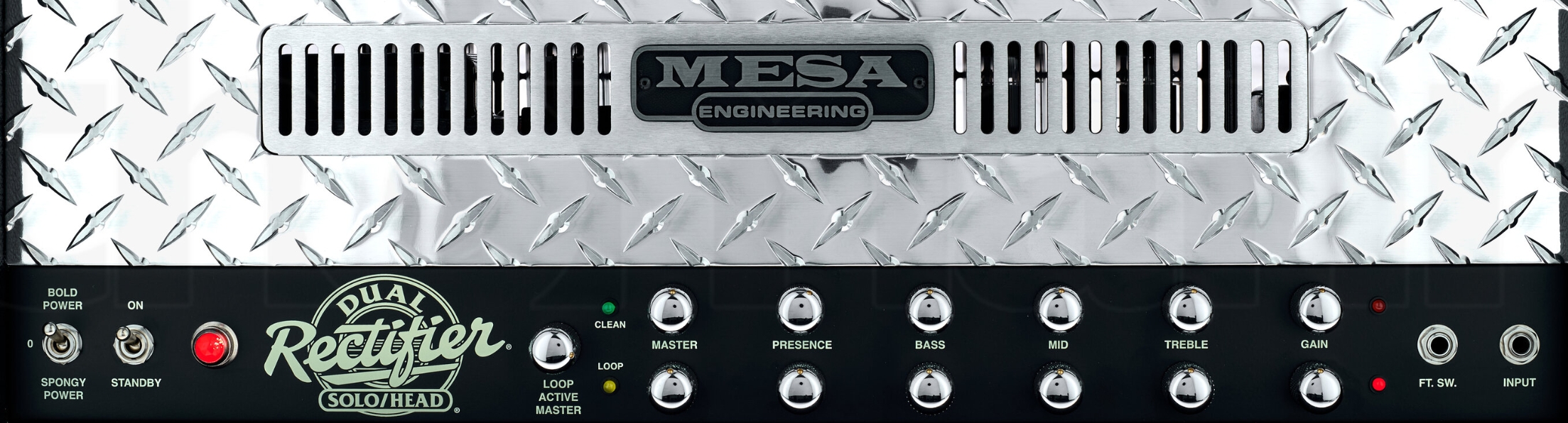 Mesa Boogie 90s Dual Rectifier Standard Head 100w 6l6 Black Bronco - Electric guitar amp head - Variation 2
