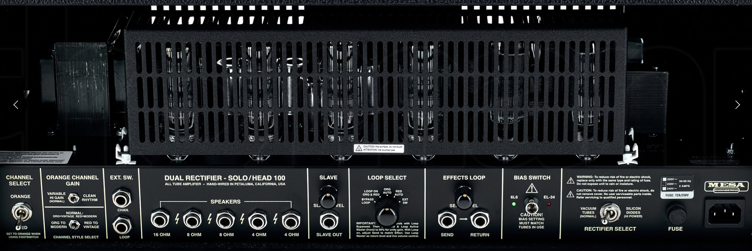 Mesa Boogie 90s Dual Rectifier Standard Head 100w 6l6 Black Bronco - Electric guitar amp head - Variation 4