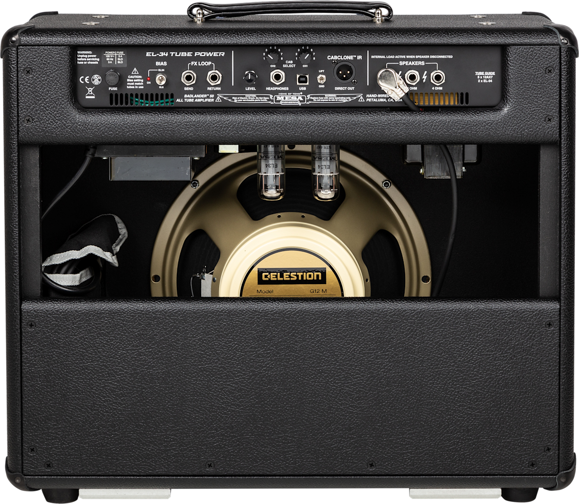 Mesa Boogie Badlander 50 Combo 20/50w El34 Black Bronco - Electric guitar combo amp - Variation 1