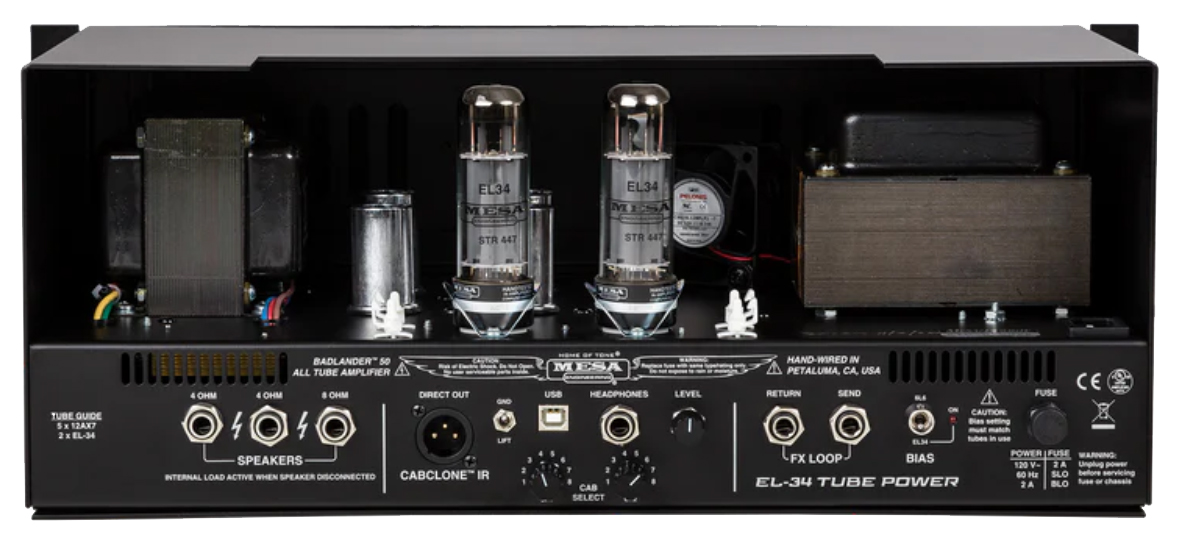 Mesa Boogie Badlander 50 Rackmount Head 50w El34 - Electric guitar amp head - Variation 2