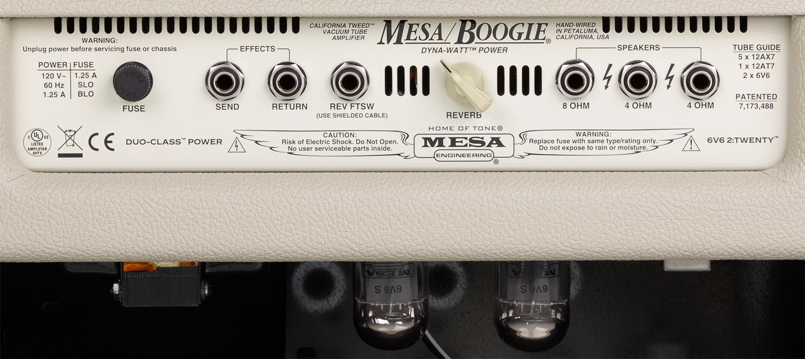 Mesa Boogie California Tweed 6v6 2:20 Head 1/10/20w - Electric guitar amp head - Variation 3