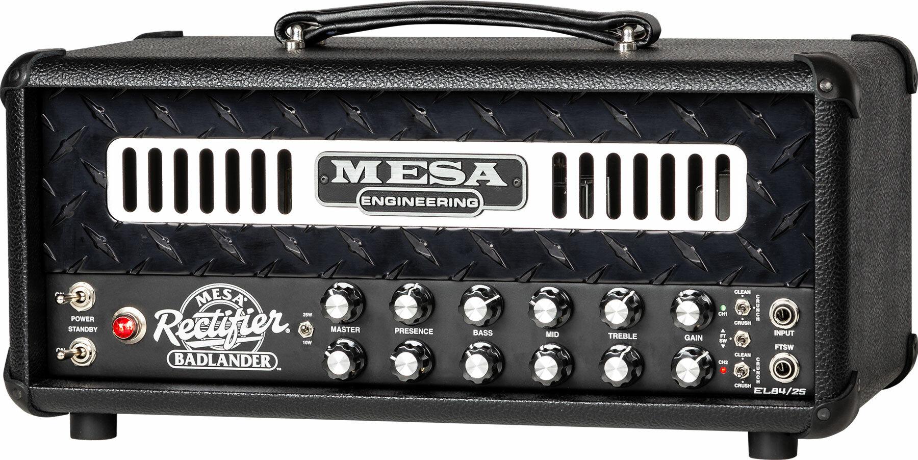 Mesa Boogie Badlander 25 Head 10/25w El84 Black Bronco - Electric guitar amp head - Main picture