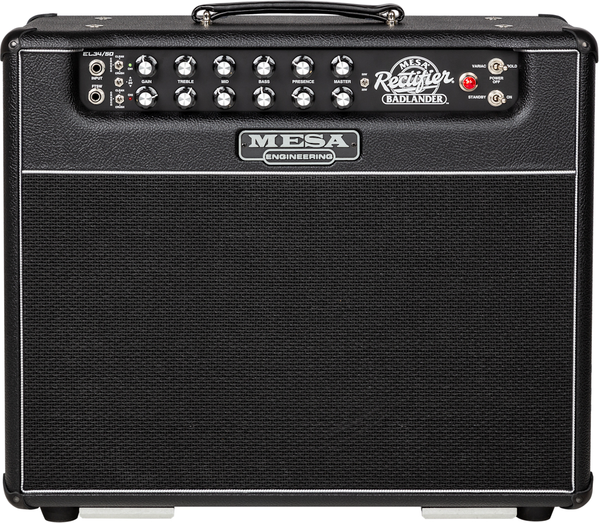 Mesa Boogie Badlander 50 Combo 20/50w El34 Black Bronco - Electric guitar combo amp - Main picture