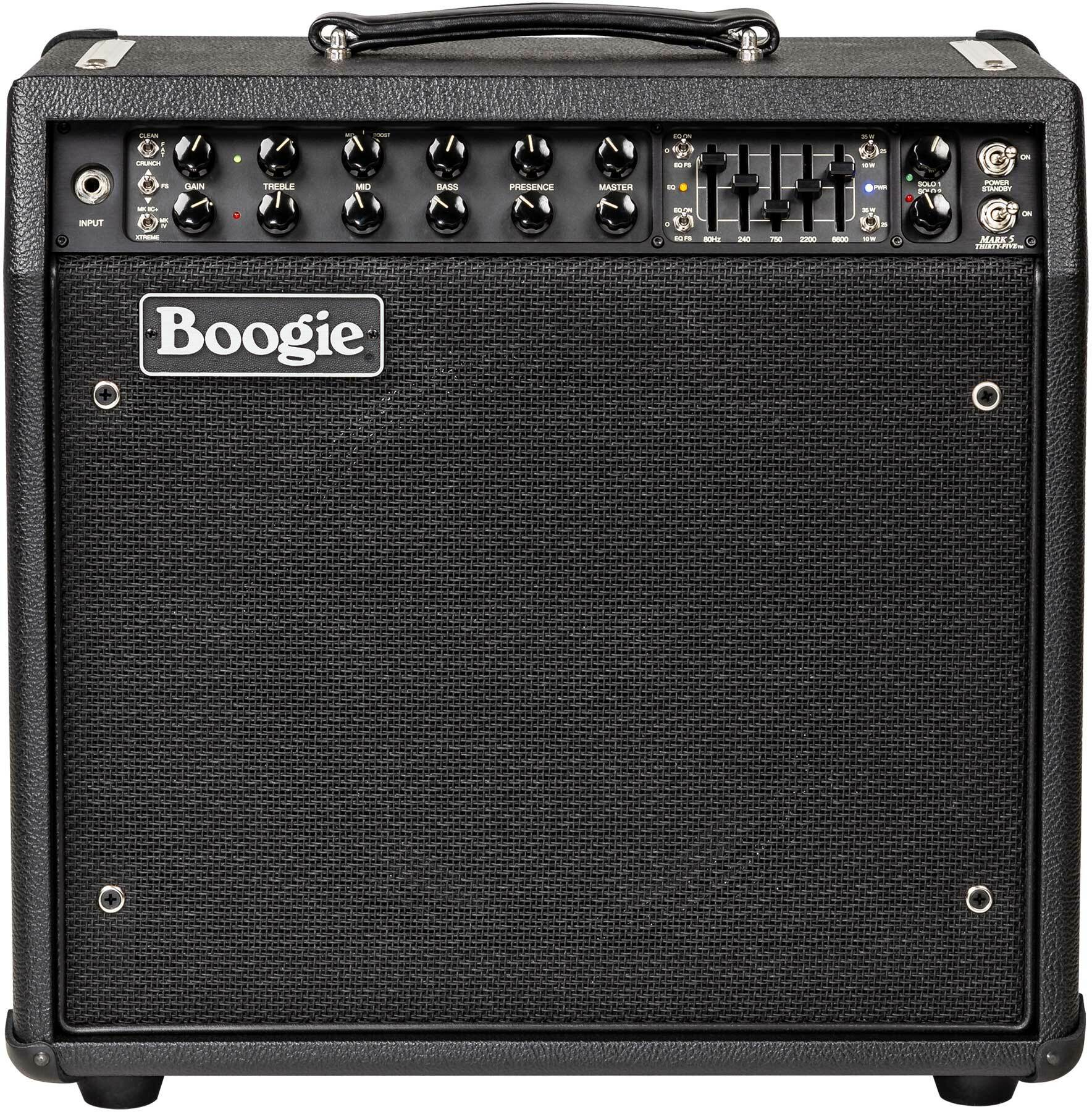 Mesa Boogie Mark Five 35 1x12 Combo 10/25/35w El84 Black Bronco - Electric guitar combo amp - Main picture