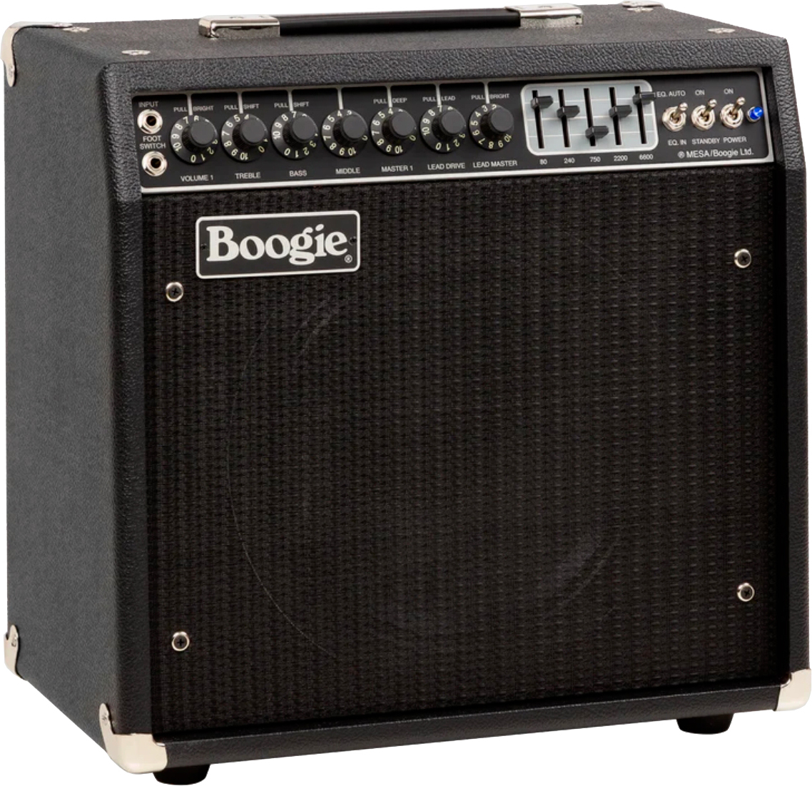 Mesa Boogie Mark Iic+ 1x12 Combo 25/75w 6l6 Black Bronco - Electric guitar combo amp - Main picture