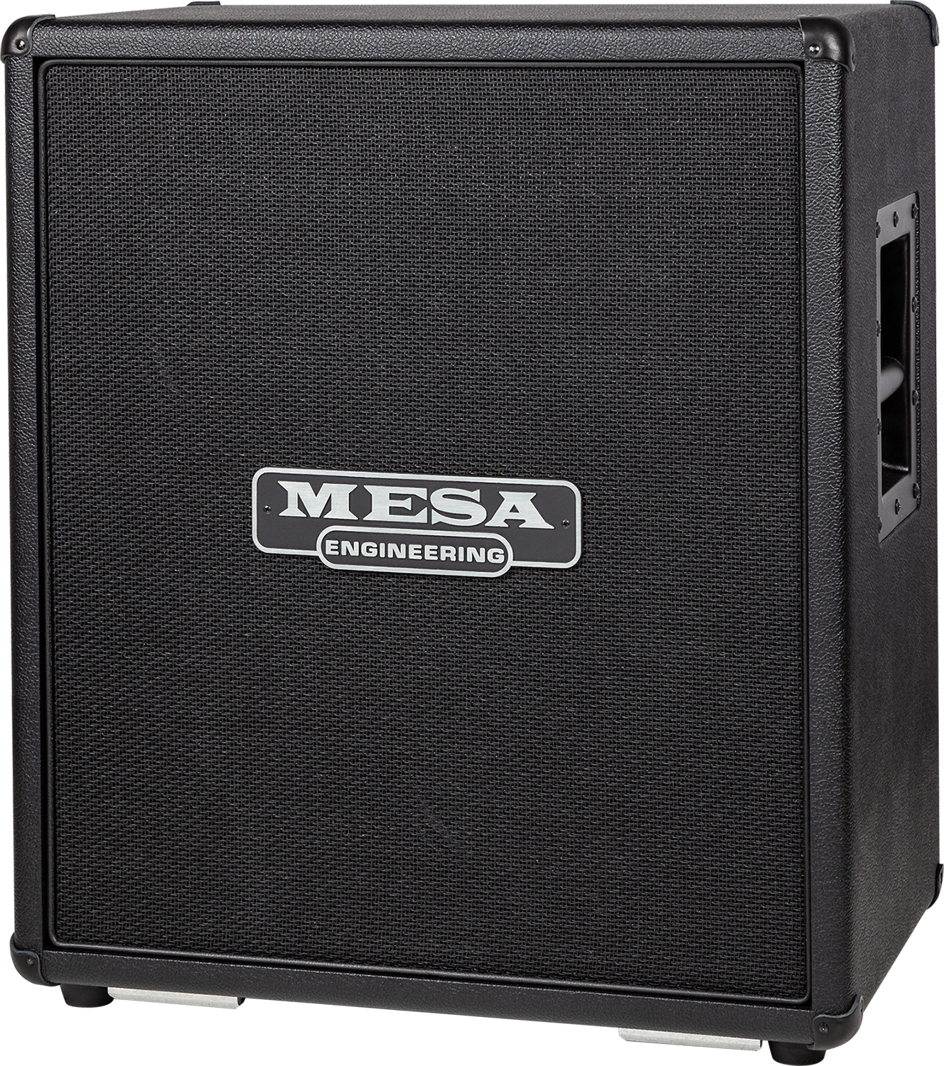 Mesa Boogie Rectifier Diagonal Guitar Cab 2x12 120w 8-ohms Black Bronco - Electric guitar amp cabinet - Main picture