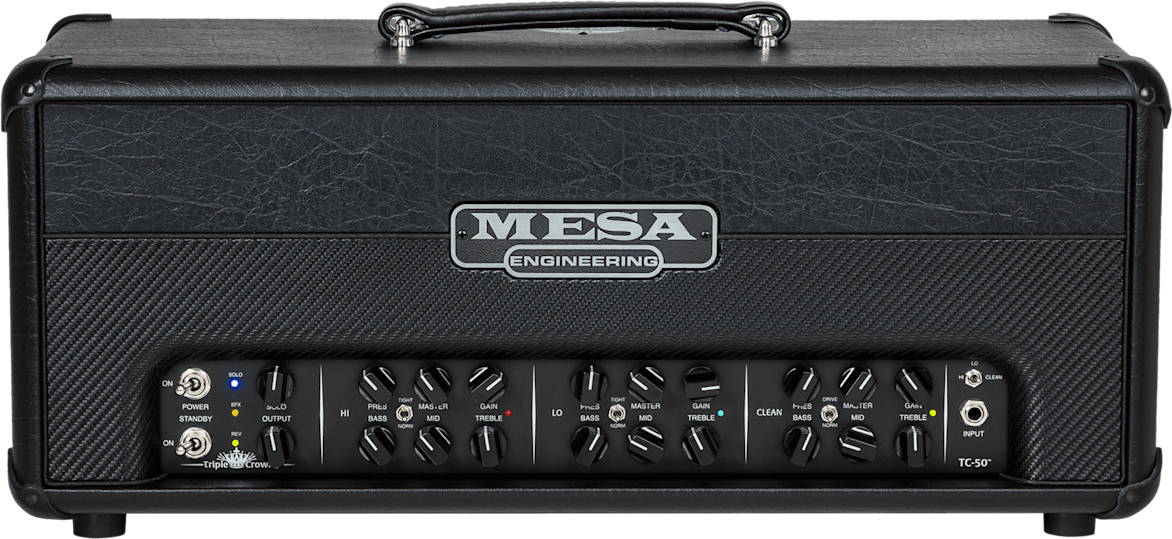 Mesa Boogie Triple Crown Tc50 Head 50w El34 Black Taurus - Electric guitar amp head - Main picture