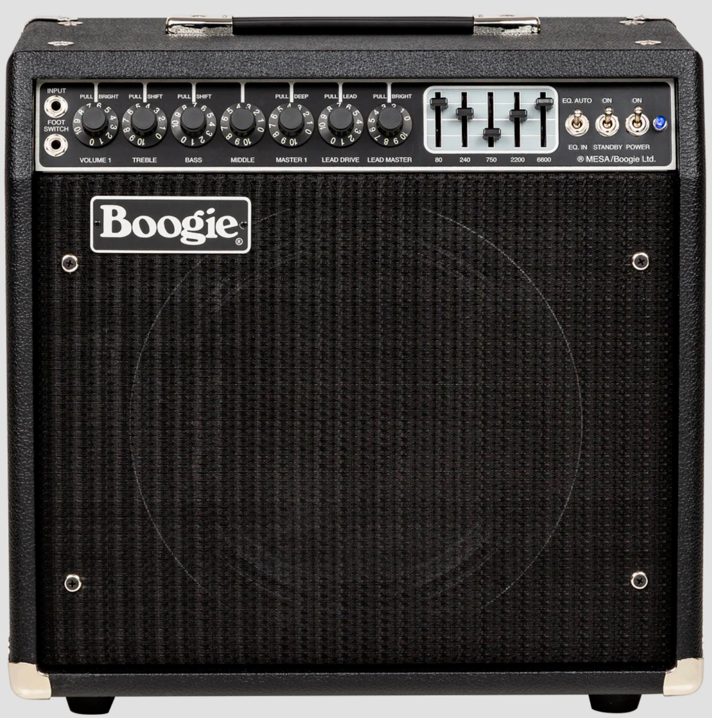 Mesa Boogie Mark Iic+ 1x12 Combo 25/75w 6l6 Black Bronco - Electric guitar combo amp - Variation 1