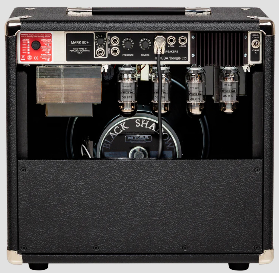 Mesa Boogie Mark Iic+ 1x12 Combo 25/75w 6l6 Black Bronco - Electric guitar combo amp - Variation 2