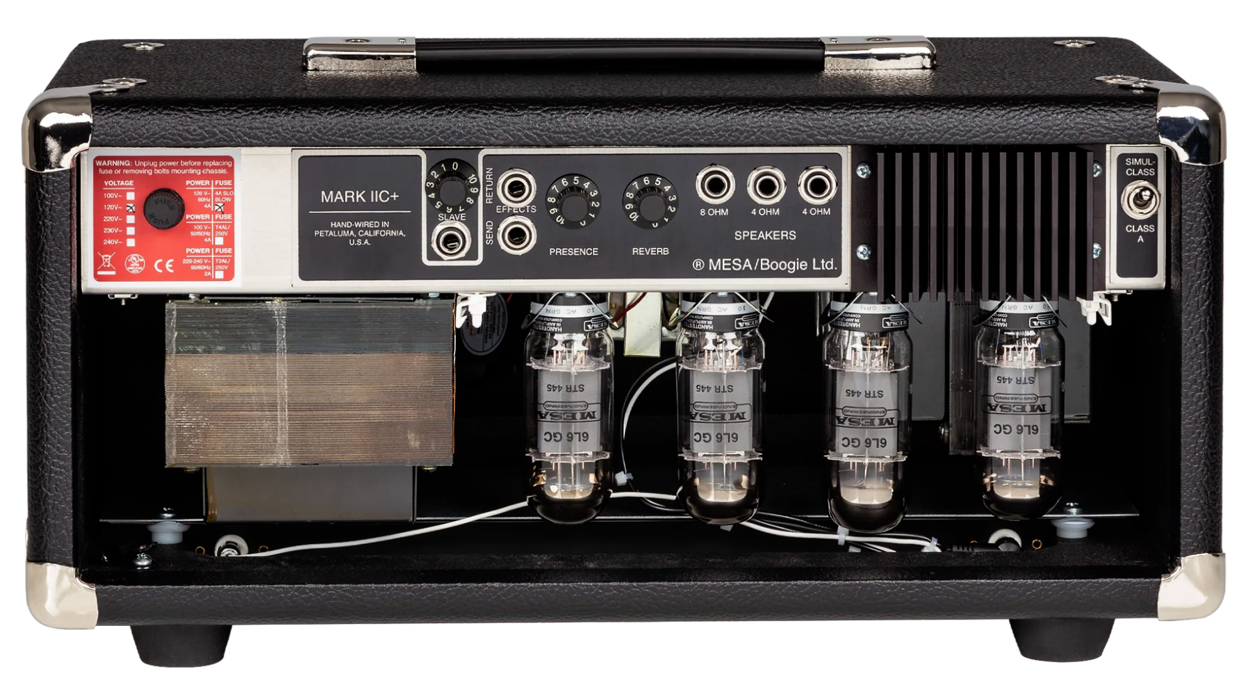 Mesa Boogie Mark Iic+ Head 25/75w 6l6 Black Bronco - Electric guitar amp head - Variation 2
