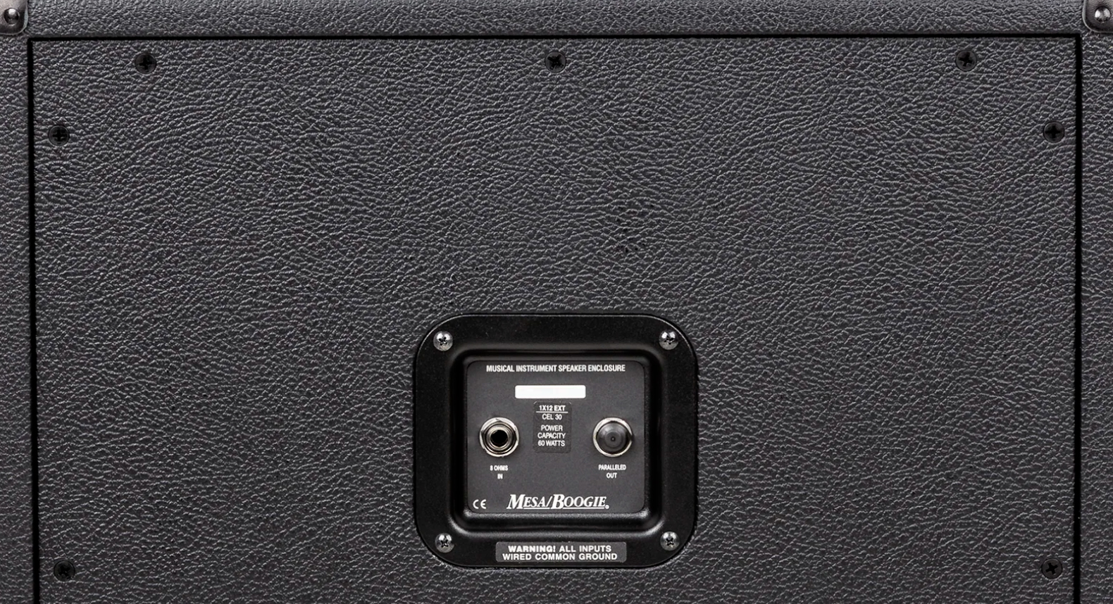 Mesa Boogie Rectifier 1x12 Mini Wide Straight Guitar Cab 60w 8-ohms Black Bronco - Electric guitar amp cabinet - Variation 2